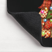 Retro Patchwork Bow Christmas,rustic Country Chris Muismat (Hoek)