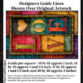 Retro Patchwork "LOVE" Panel Sign DP9 Decoupage Tissuepapier