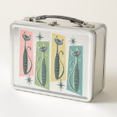 Retro Patchwork Tabbies ©studioxine (Voorkant)