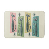 Retro Patchwork Tabbies ©studioxine Badmat (Voorkant)