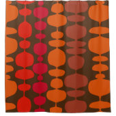 Retro patern douchegordijn (Voorkant)