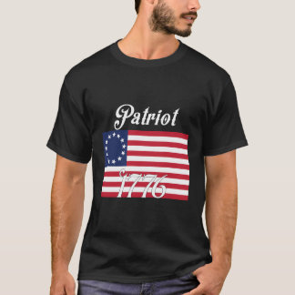 Retro Patriot 1776 Betsy Ross Vlag USA 2e T-shirt