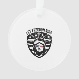 Retro Patriotic Let Freedom Ring Juillet 4