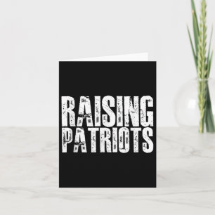 Retro Patriots Opvoeden Funny 4 juli Vaderdag Kaart