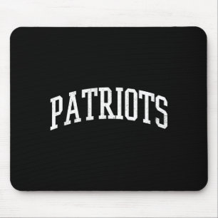 Retro patriottisch ontwerp voor mannen en vrouwen muismat