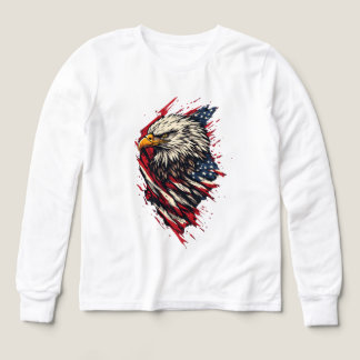 Retro Patriottische Amerikaanse Adelaar 4 juli