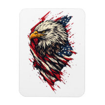 Retro Patriottische Amerikaanse Adelaar 4 juli