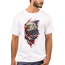 Retro Patriottische Amerikaanse Adelaar 4 juli