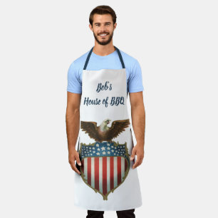 Retro Patriottisme, Trots Adelaar boven Amerikaans Schort