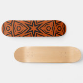 Retro Patroon Abstracte Art Custom - Skateboard (Horizontaal)