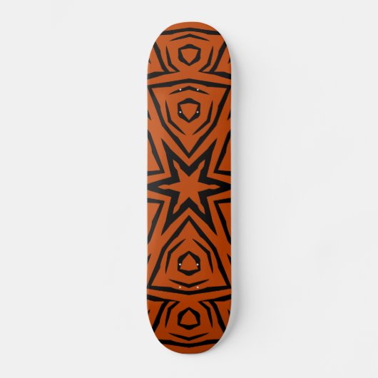 Retro Patroon Abstracte Art Custom - Skateboard (Voorkant)