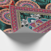 Retro Patroon Cadeaupapier (Hoek)