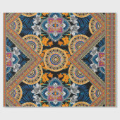 Retro Patroon Cadeaupapier (Vlak)