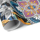 Retro Patroon Cadeaupapier (Rol Hoek)