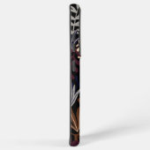 Retro Patroon Modern Samsung Galaxy Hoesje (Rechterkant)