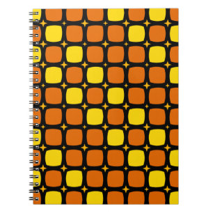 Retro Patroon Notitieboek