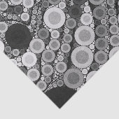 Retro Patroon van Black&White Tissuepapier (Detail)