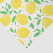 Retro patroon van Summertime Citrus Fruit Ti Tissuepapier (Detail)