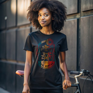 Retro Paul Bunyan Fietsroute T-shirt