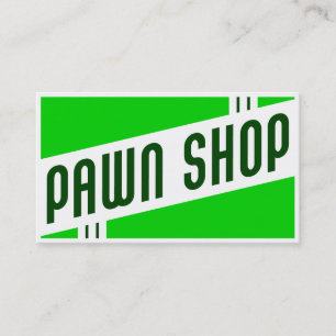 retro pawn shop visitekaartje