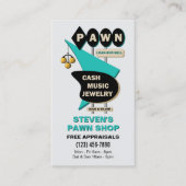 Retro Pawn Shop Visitekaartje (Voorkant)