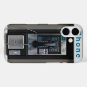 Retro Payphone Ontwerp,  Telephone Booth Art Case-Mate iPhone Case (Achterkant (horizontaal))