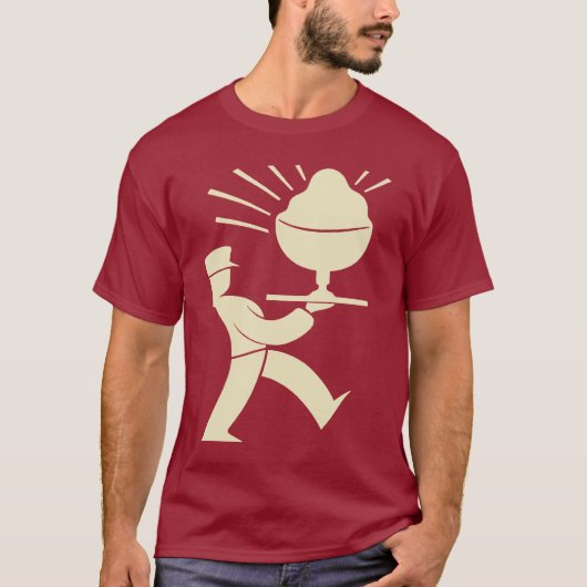 Retro PC Logo (schoon) T-shirt (Voorkant)