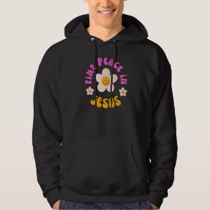 Retro Peace Jesus Freak 60's 70's Hoodie