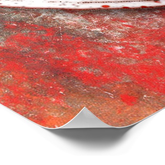 RETRO PEACE SIGN-POSTER POSTER (Hoek)