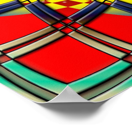 RETRO PEACE SIGN POSTER PRINT (Coin)