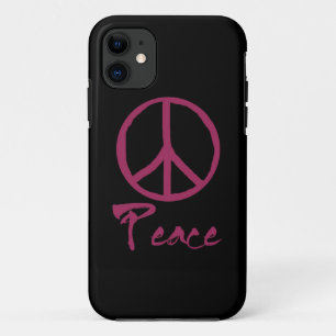 Retro Peace-teken iPhone 11 Hoesje