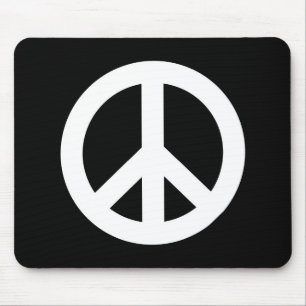 Retro Peace-teken Muismat