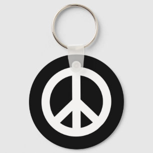 Retro Peace-teken Sleutelhanger