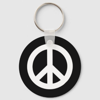 Retro Peace-teken Sleutelhanger