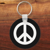 Retro Peace-teken Sleutelhanger (Voorkant)