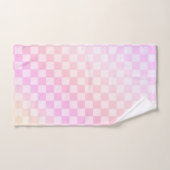 Retro Peach Peach Fuzz Pink Gradient (Serviette à main)