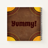 Retro pear livre de cuisine personnelle carnet de  (Dos)