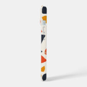 Retro Pebble Mozaïek iPhone 15 Hoesje (Linkerkant)