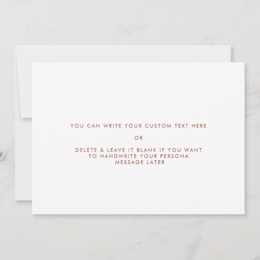 Retro pêche à ma mère sur ma carte de jour de mari (Dos)