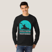 Retro  pedle sneller ik hoor banjos Kayaking T-shirt (Voorkant volledig)