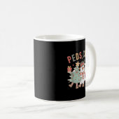 Retro Peds Crew Christmas Pediatric Nurse Nursing Koffiemok (Voorkant rechts)