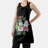 Retro Peds Crew Kerst Kinderverpleegkundige Schort (Insitu)