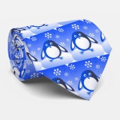 Retro Penguin Stropdas (Opgerold)