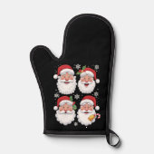 Retro Père Noël Christma Cadeau Famille de jumelag (Recto)