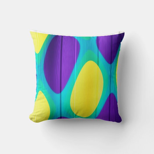 Retro Persian Carpet Peacock Feather Pattern Kussen (Voorkant)