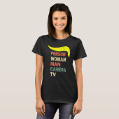 Retro  persoon Man TV T-shirt (Voorkant volledig)