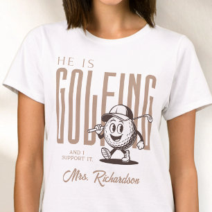 Retro Persoonlijk Schrift Mrs Brown Leuke Golf Ech T-shirt