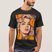 Retro Perzik Fuzz T-shirt (Voorkant)