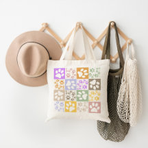 Retro PET-poot geruit