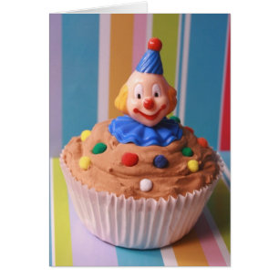 Rétro petit gâteau de clown